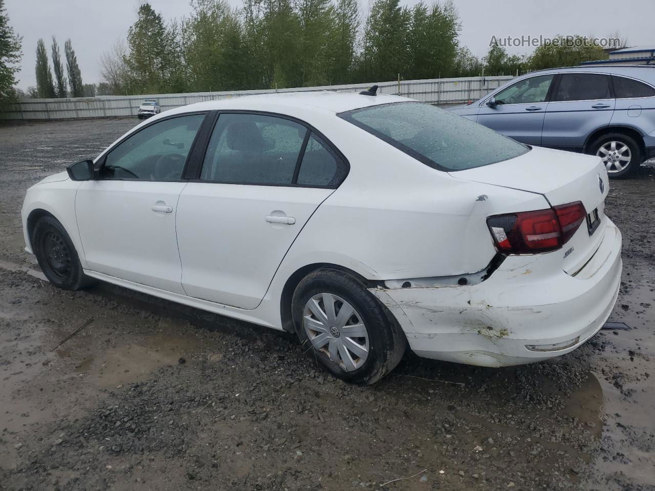 2016 Volkswagen Jetta S Белый vin: 3VW267AJ1GM404324