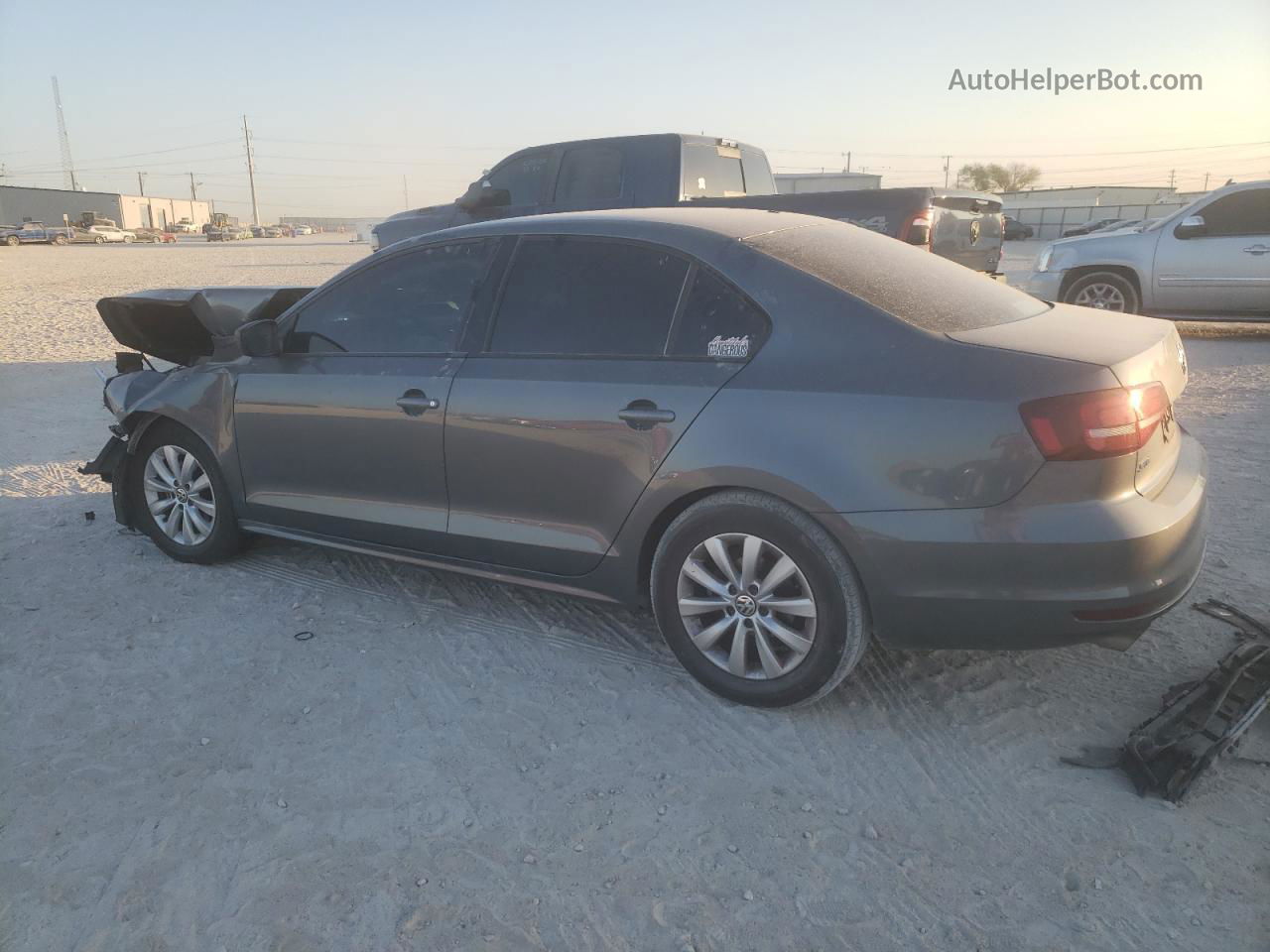 2016 Volkswagen Jetta S Gray vin: 3VW267AJ1GM404341