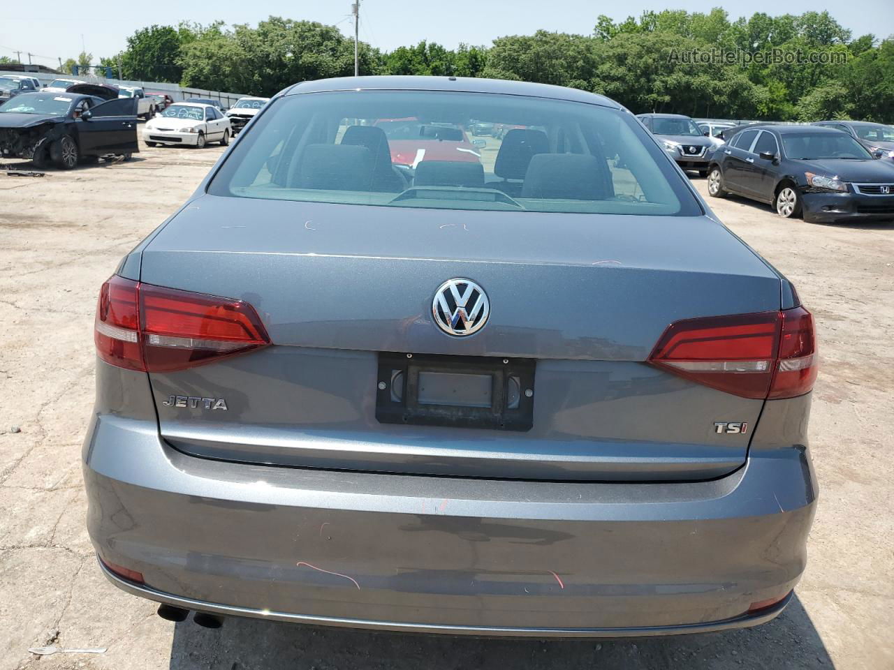 2016 Volkswagen Jetta S Gray vin: 3VW267AJ2GM210076