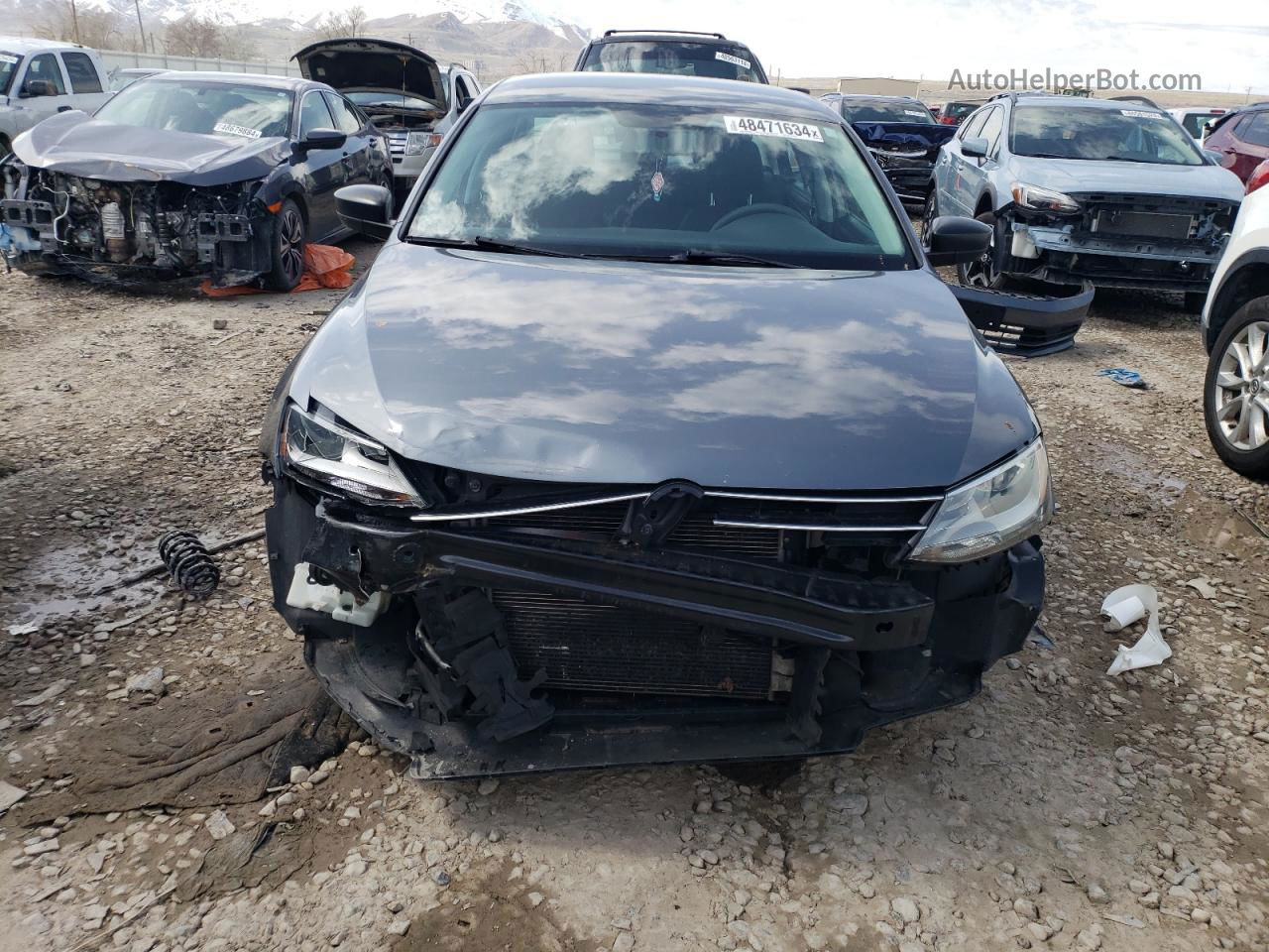 2016 Volkswagen Jetta S Серый vin: 3VW267AJ2GM225726