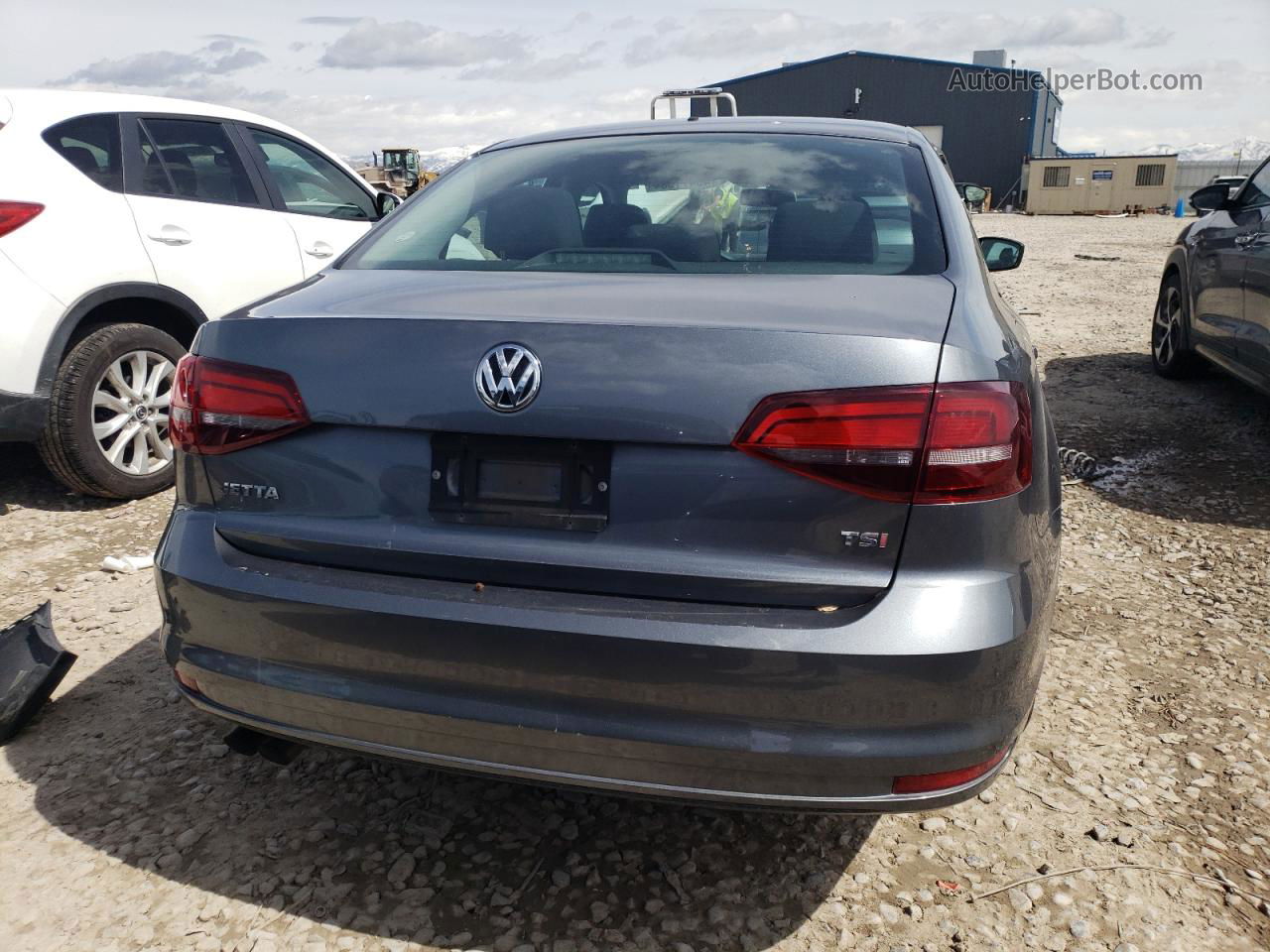 2016 Volkswagen Jetta S Серый vin: 3VW267AJ2GM225726