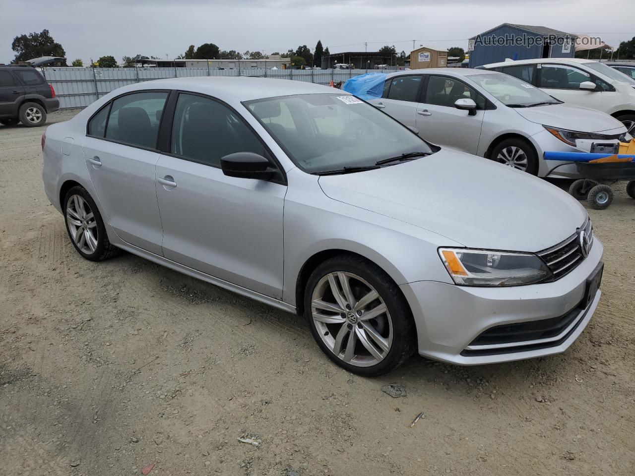 2016 Volkswagen Jetta S Silver vin: 3VW267AJ2GM252876