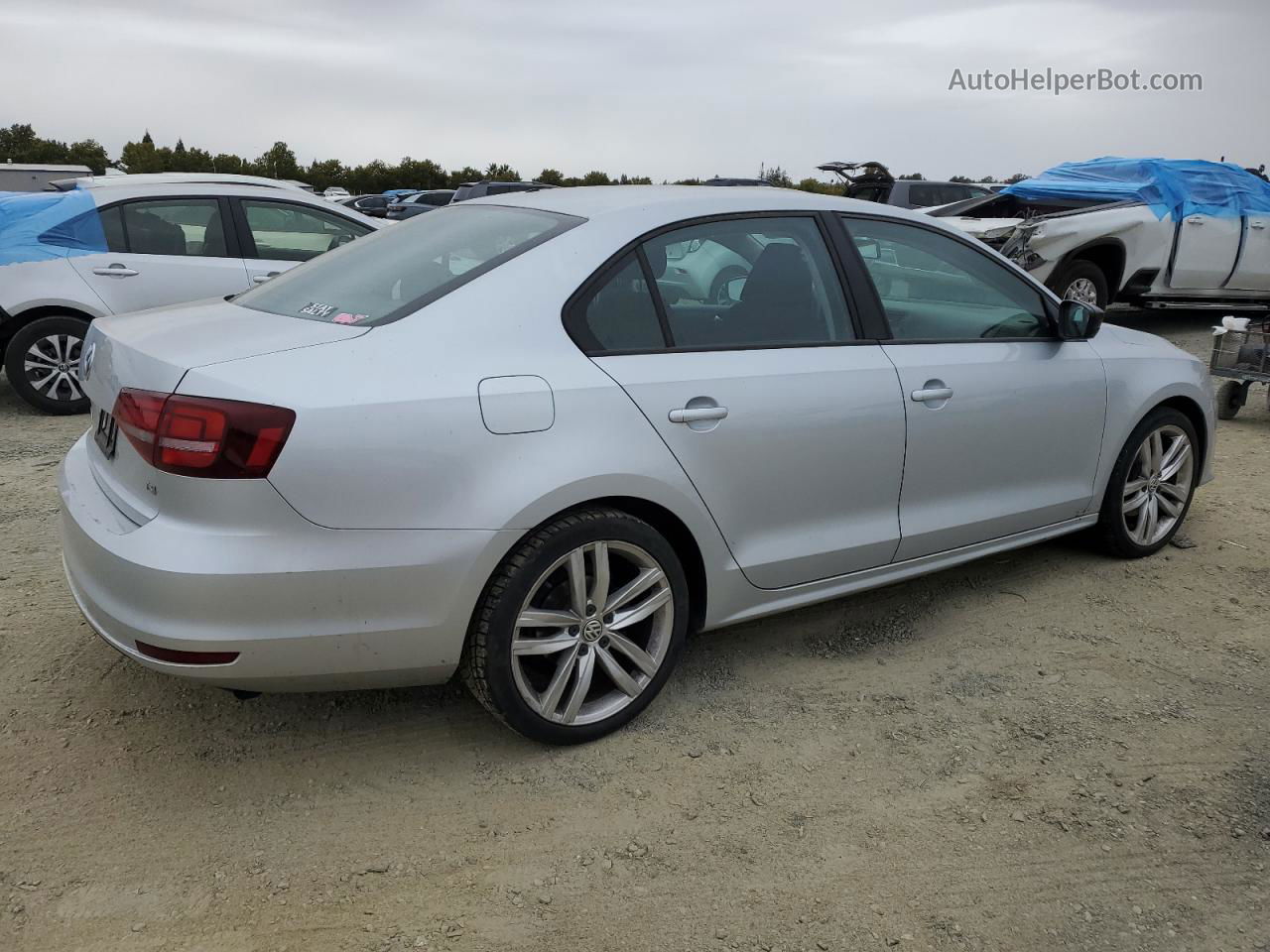 2016 Volkswagen Jetta S Silver vin: 3VW267AJ2GM252876