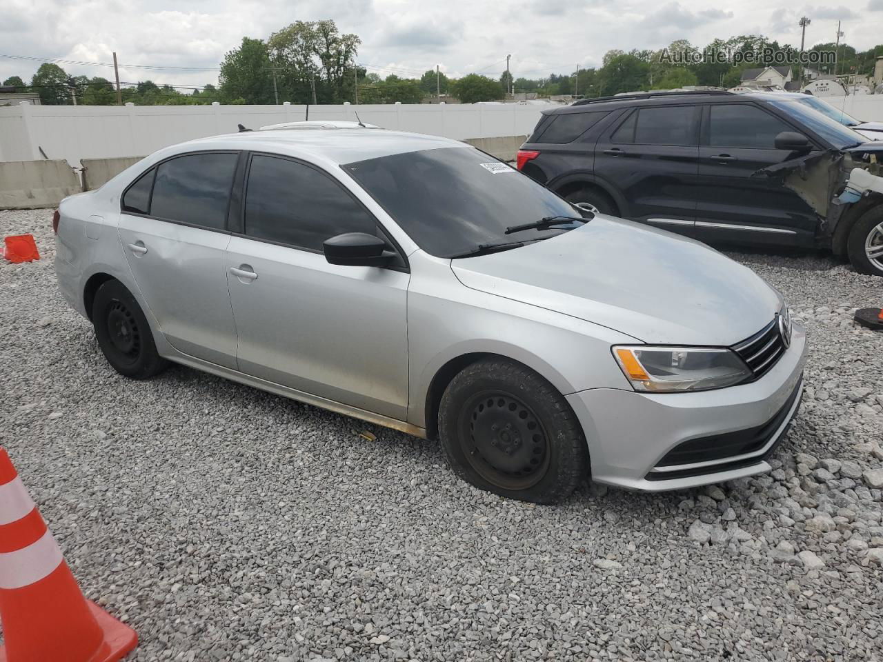 2016 Volkswagen Jetta S Gray vin: 3VW267AJ2GM284646