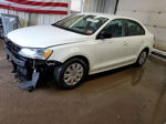 2016 Volkswagen Jetta S White vin: 3VW267AJ3GM204240