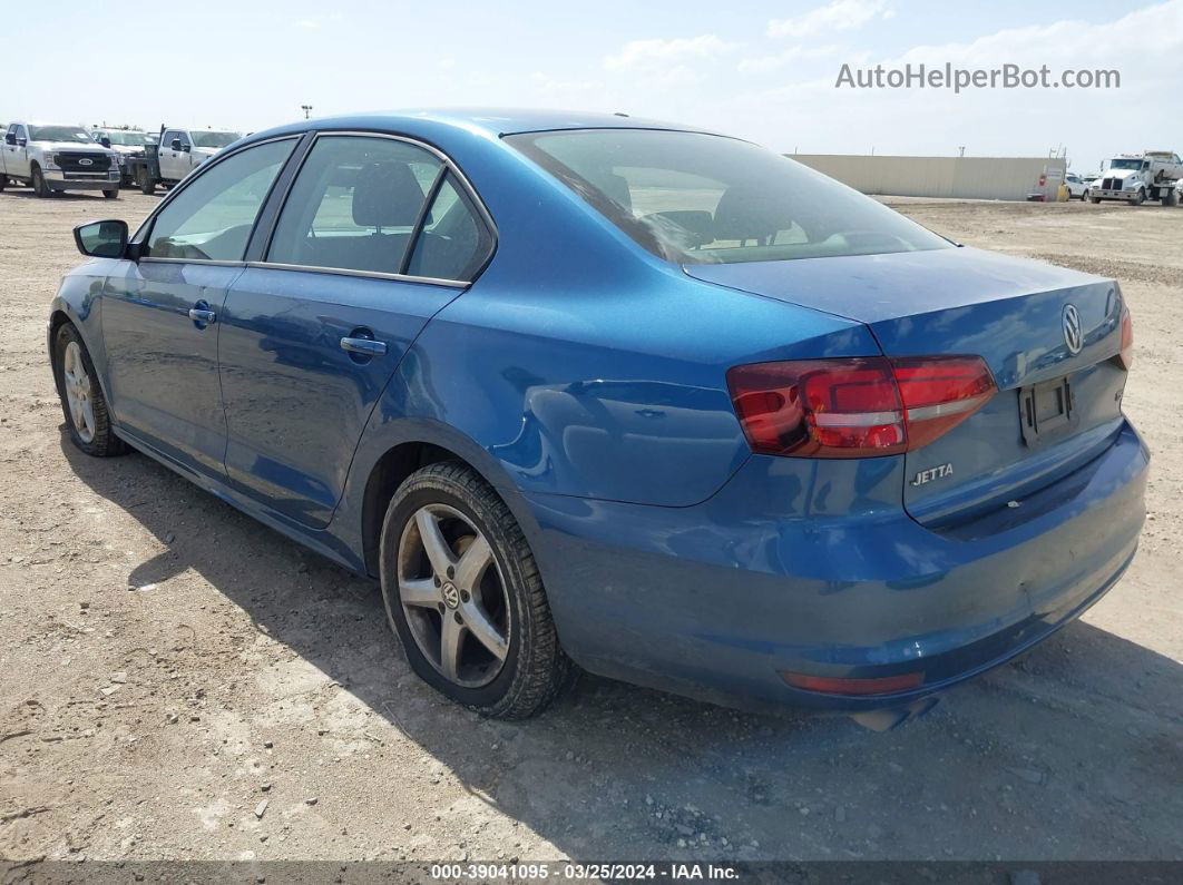 2016 Volkswagen Jetta 1.4t S Синий vin: 3VW267AJ3GM221636