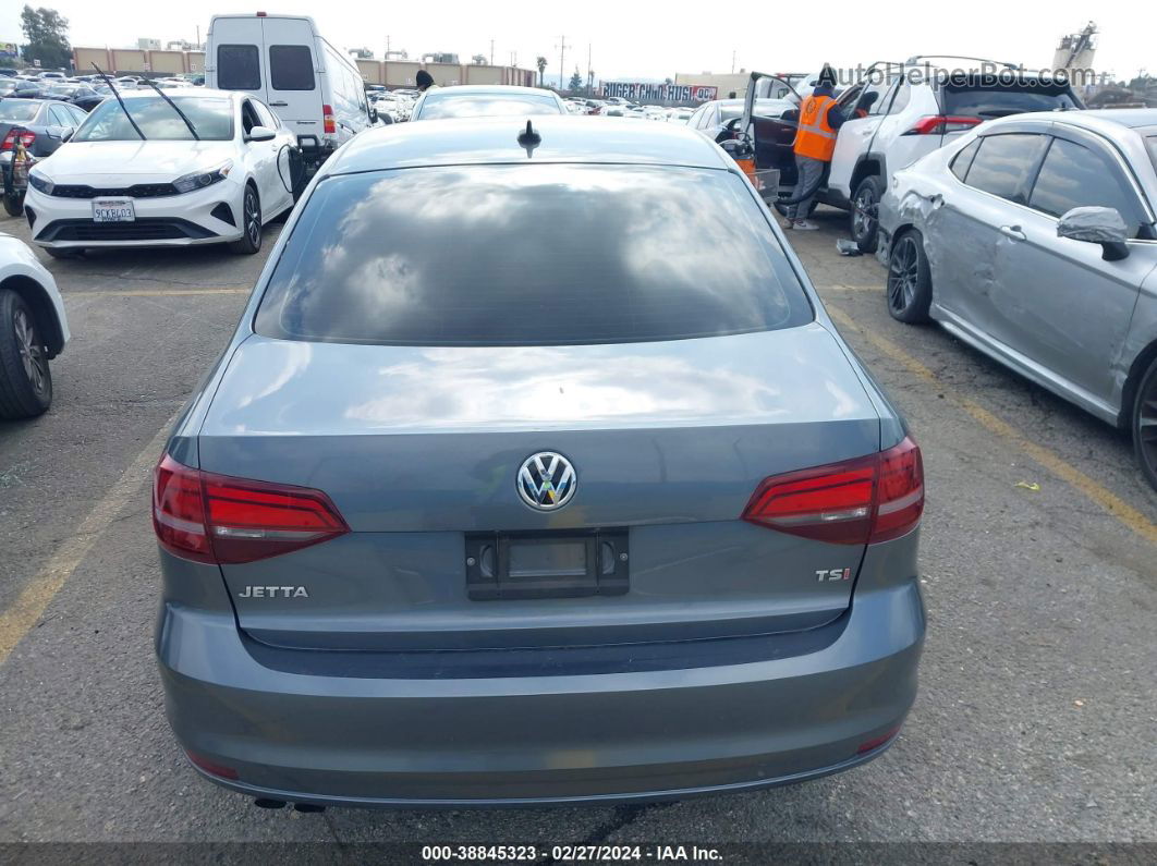 2016 Volkswagen Jetta 1.4t S Gray vin: 3VW267AJ3GM254197