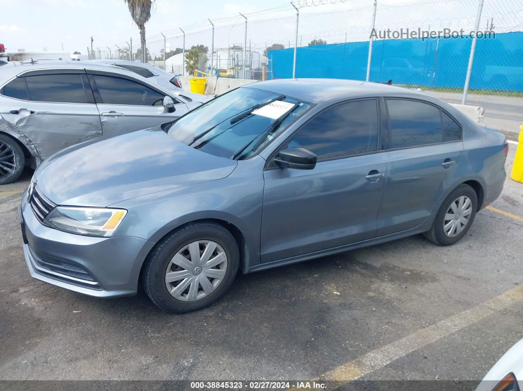 2016 Volkswagen Jetta 1.4t S Gray vin: 3VW267AJ3GM254197