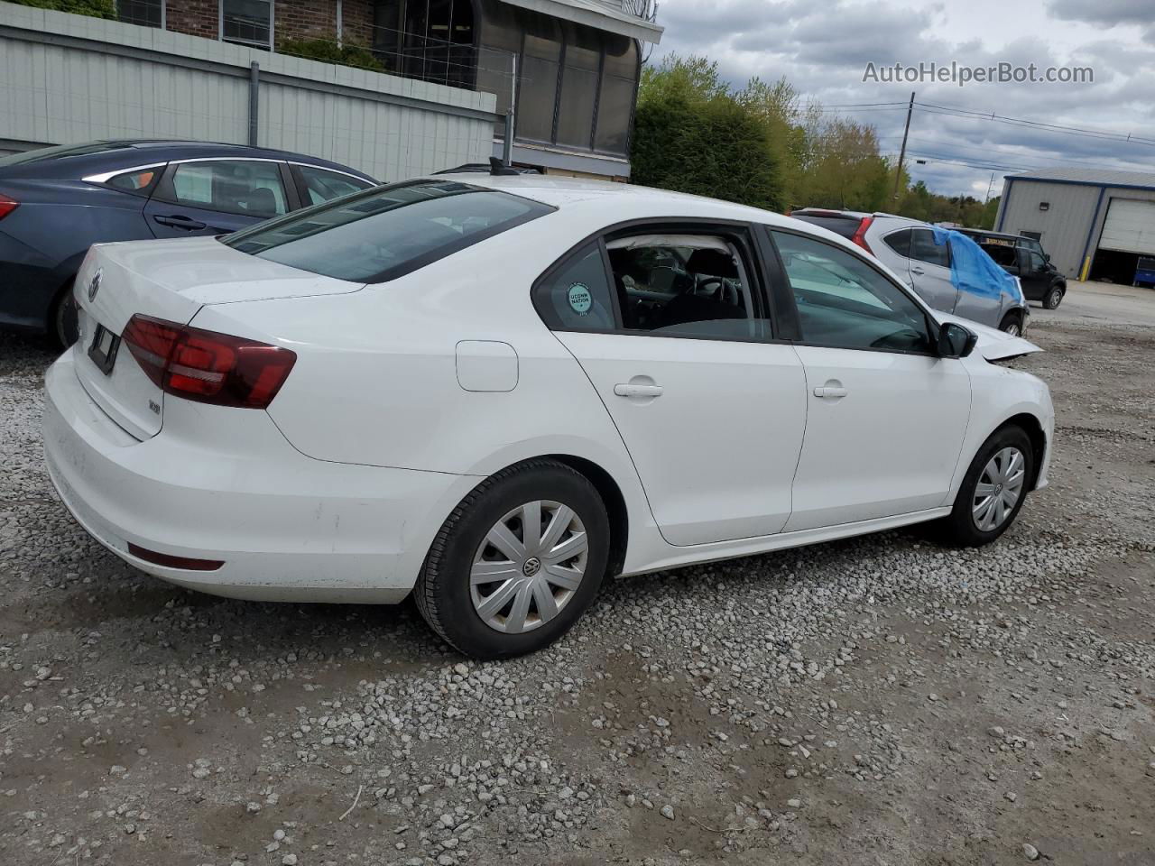 2016 Volkswagen Jetta S White vin: 3VW267AJ3GM363906