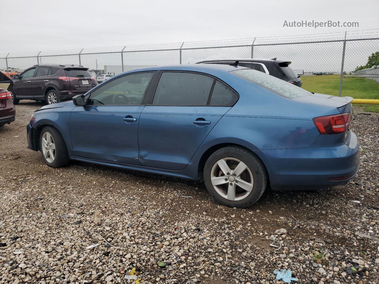 2016 Volkswagen Jetta S Blue vin: 3VW267AJ3GM378602