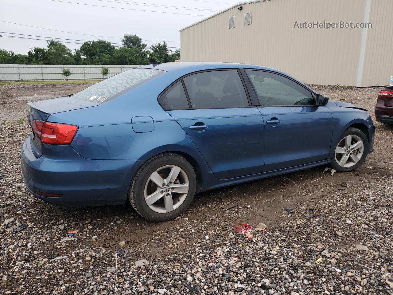 2016 Volkswagen Jetta S Blue vin: 3VW267AJ3GM378602