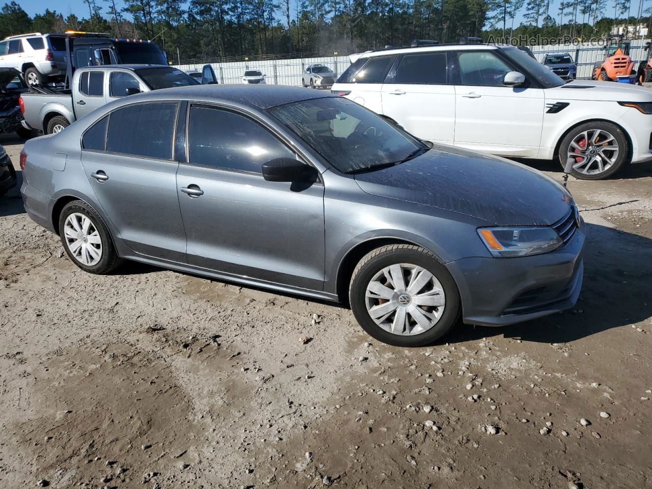 2016 Volkswagen Jetta S Gray vin: 3VW267AJ3GM408553