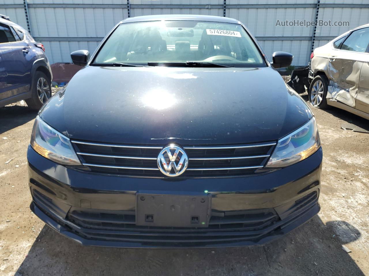 2016 Volkswagen Jetta S Черный vin: 3VW267AJ4GM250109