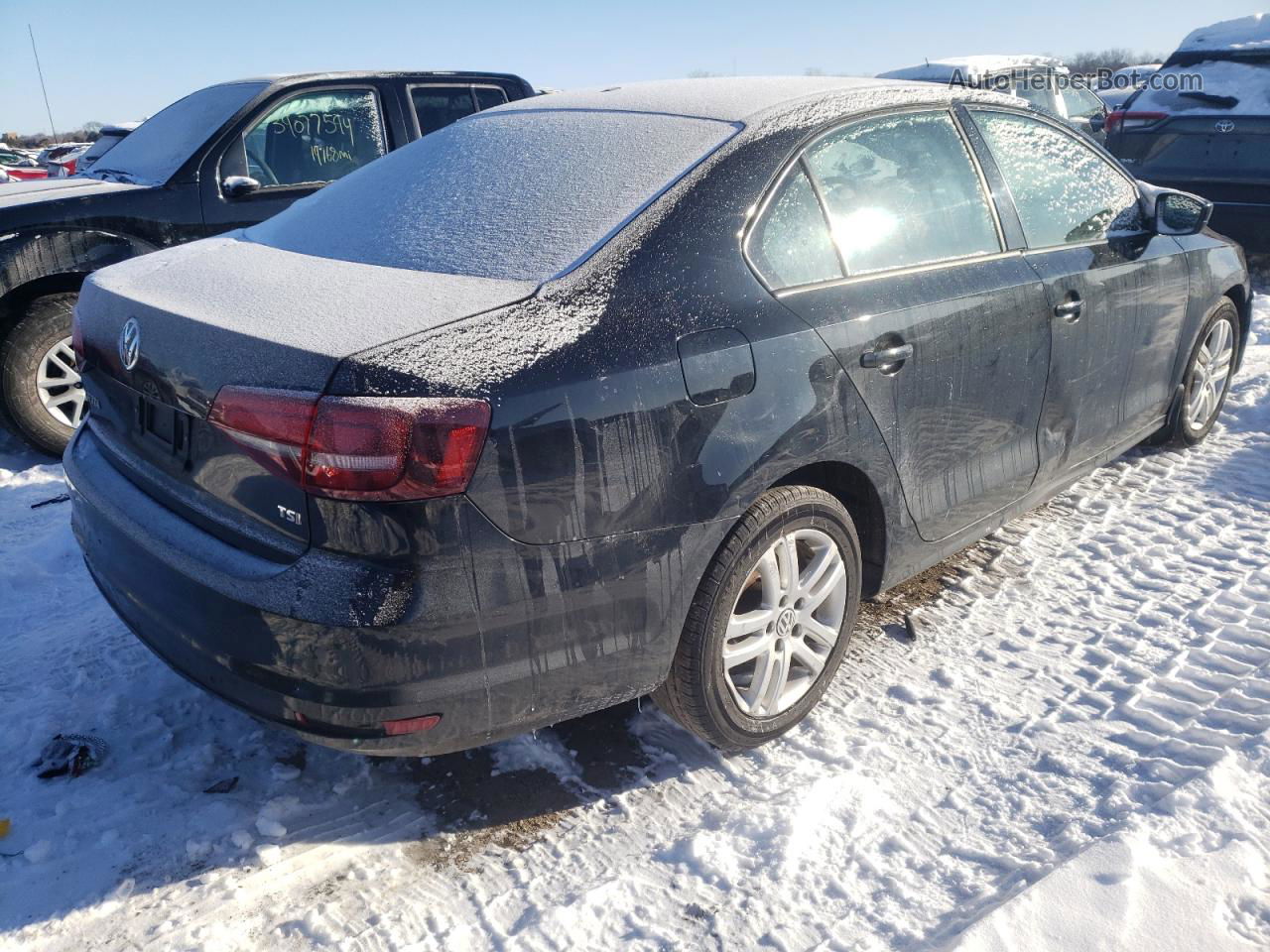 2016 Volkswagen Jetta S Черный vin: 3VW267AJ4GM281280