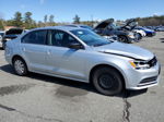 2016 Volkswagen Jetta S Silver vin: 3VW267AJ4GM298659