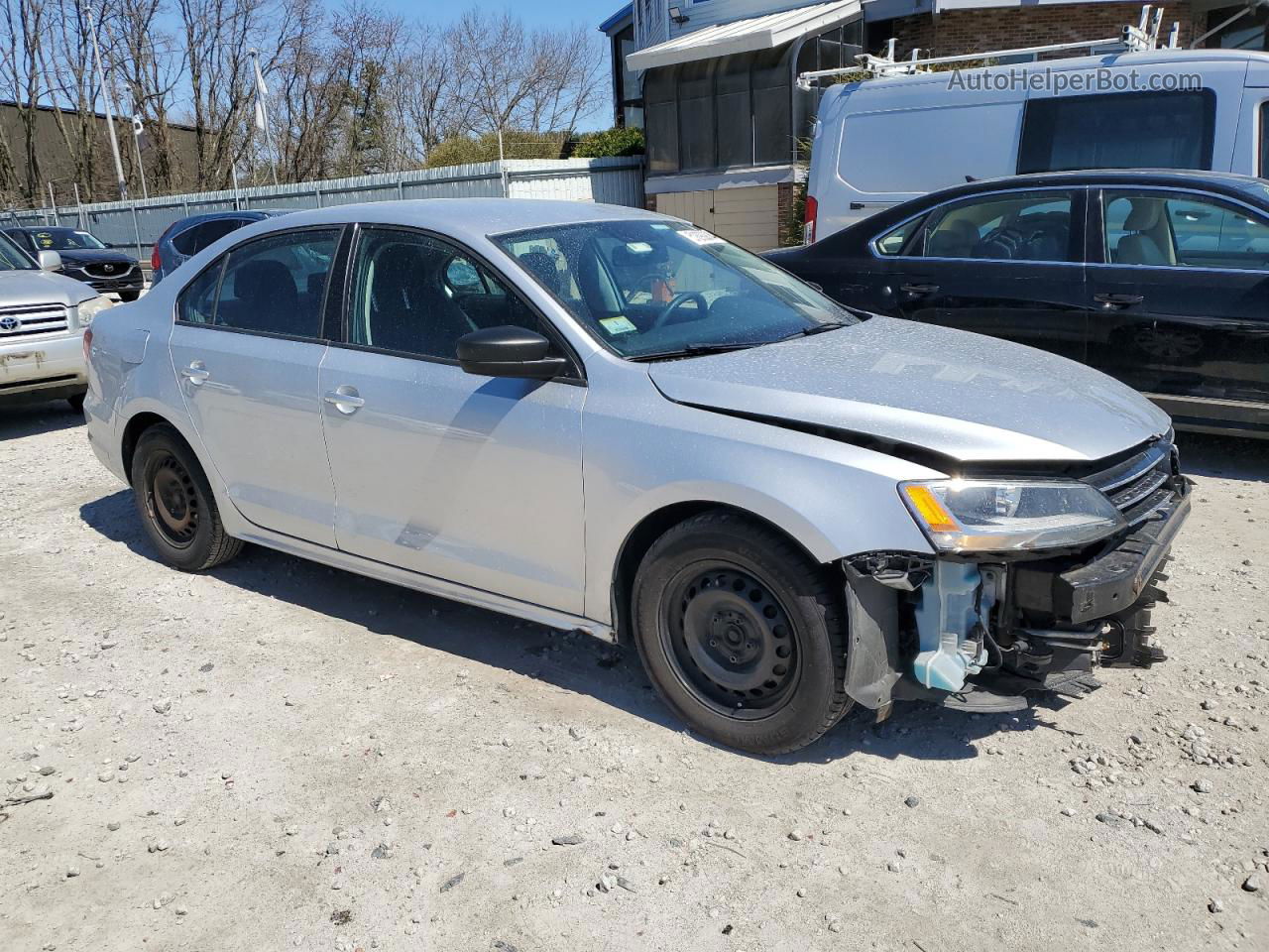 2016 Volkswagen Jetta S Silver vin: 3VW267AJ4GM305268