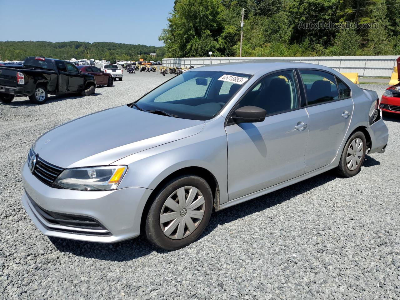 2016 Volkswagen Jetta S Silver vin: 3VW267AJ4GM305772