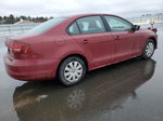 2016 Volkswagen Jetta S Maroon vin: 3VW267AJ4GM331482