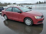 2016 Volkswagen Jetta S Темно-бордовый vin: 3VW267AJ4GM331482