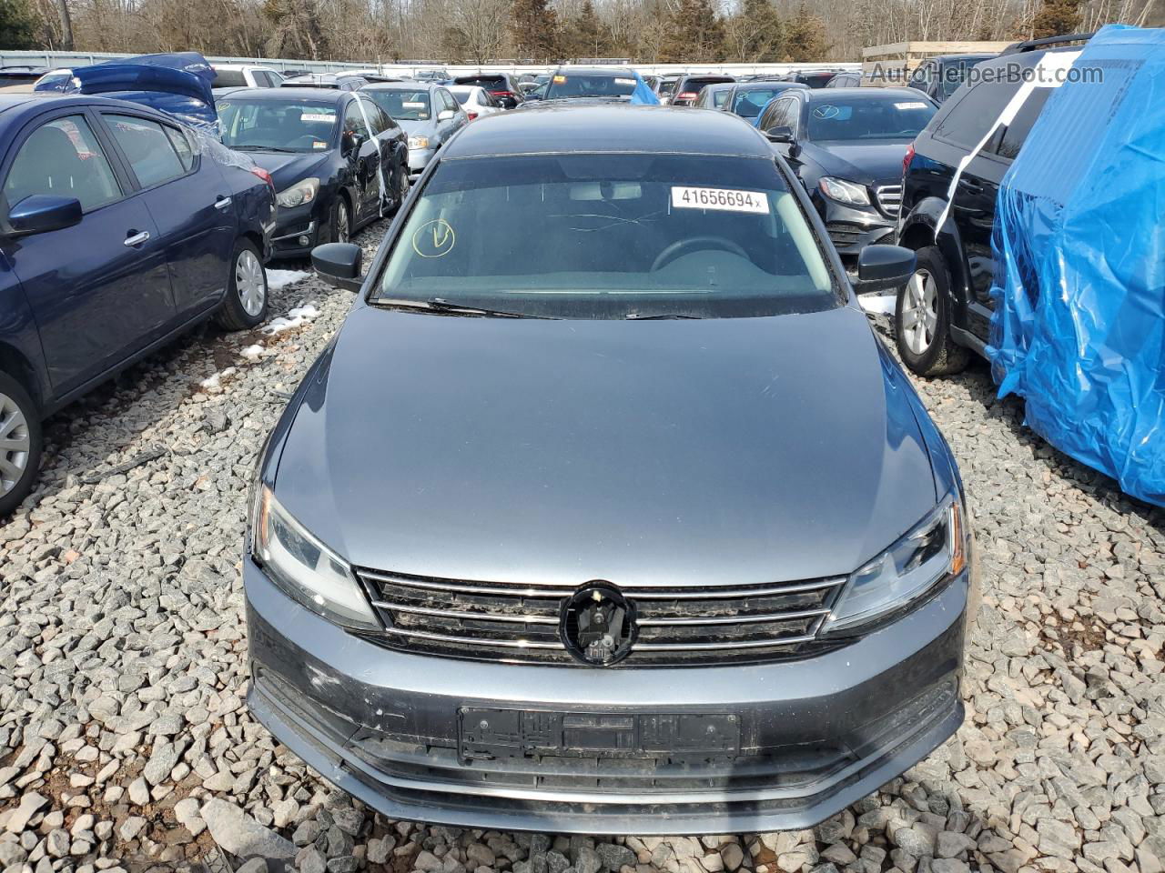 2016 Volkswagen Jetta S Gray vin: 3VW267AJ4GM378298