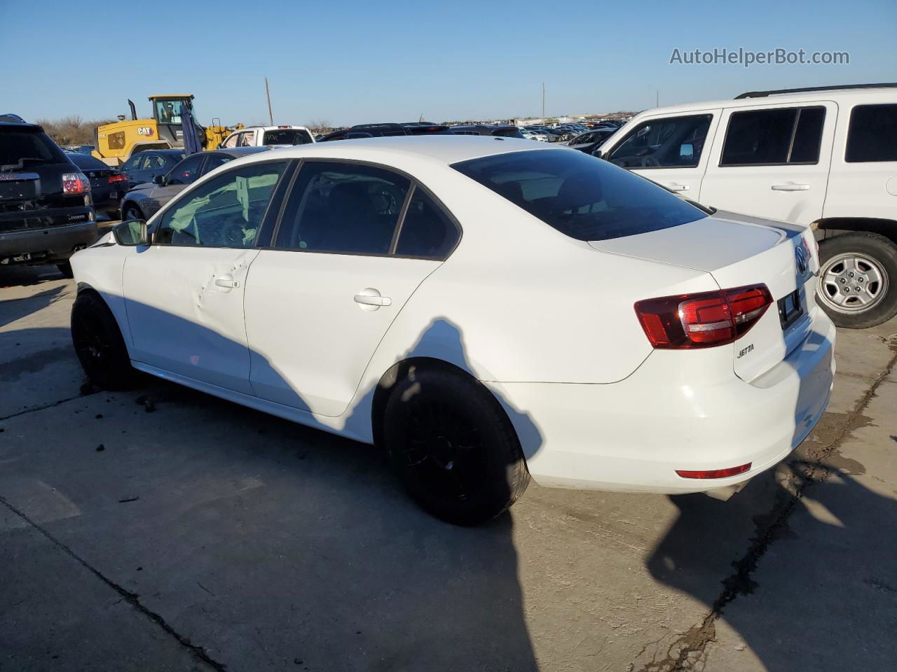 2016 Volkswagen Jetta S White vin: 3VW267AJ4GM398860