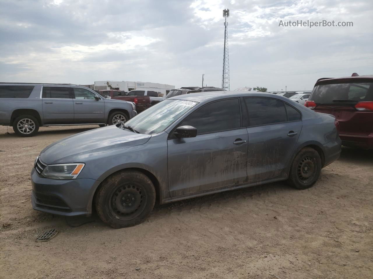 2016 Volkswagen Jetta S Charcoal vin: 3VW267AJ5GM242827