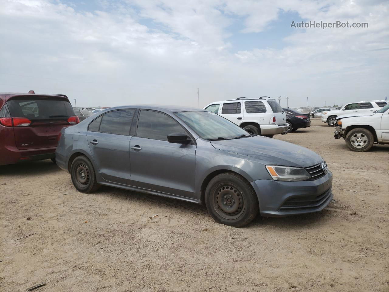 2016 Volkswagen Jetta S Угольный vin: 3VW267AJ5GM242827