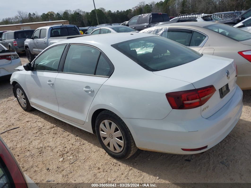 2016 Volkswagen Jetta 1.4t S White vin: 3VW267AJ5GM312293