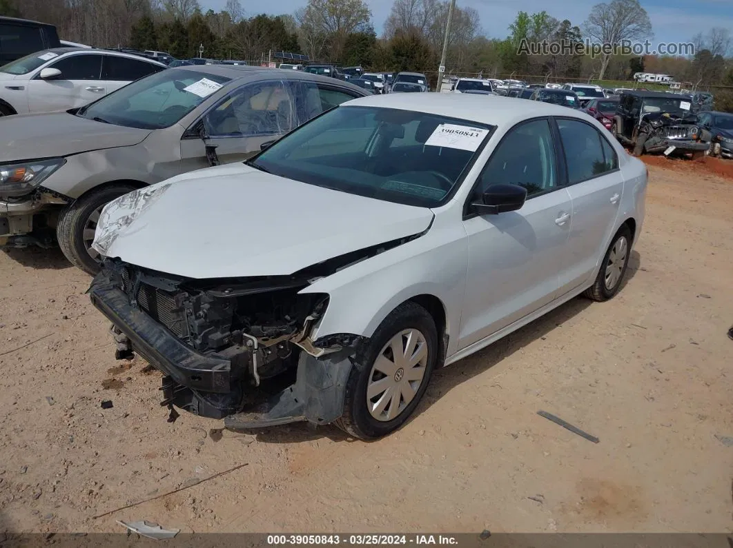 2016 Volkswagen Jetta 1.4t S White vin: 3VW267AJ5GM312293