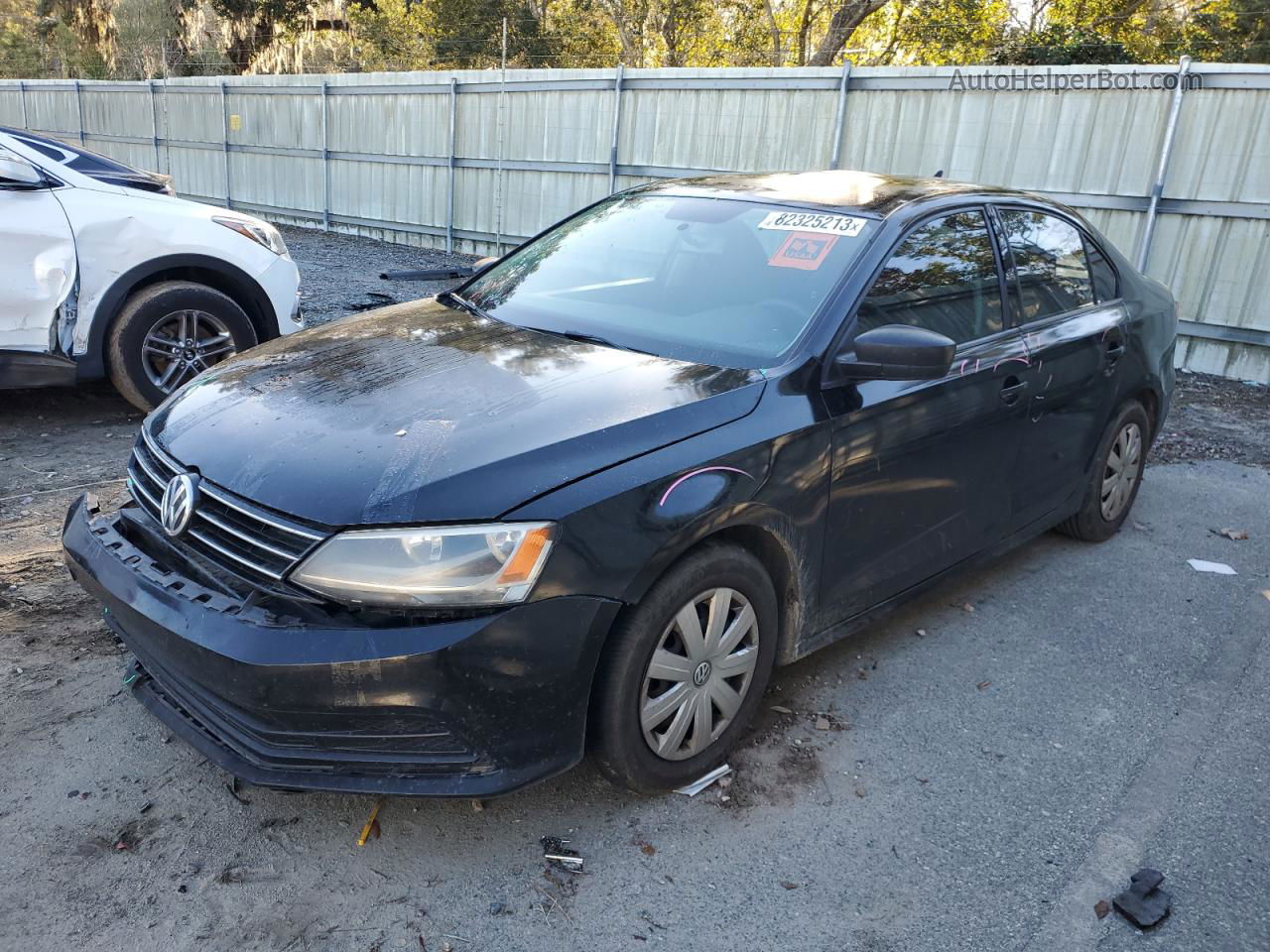 2016 Volkswagen Jetta S Черный vin: 3VW267AJ5GM351322