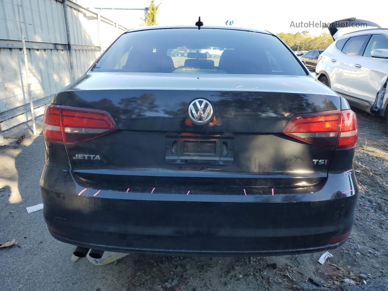 2016 Volkswagen Jetta S Черный vin: 3VW267AJ5GM351322