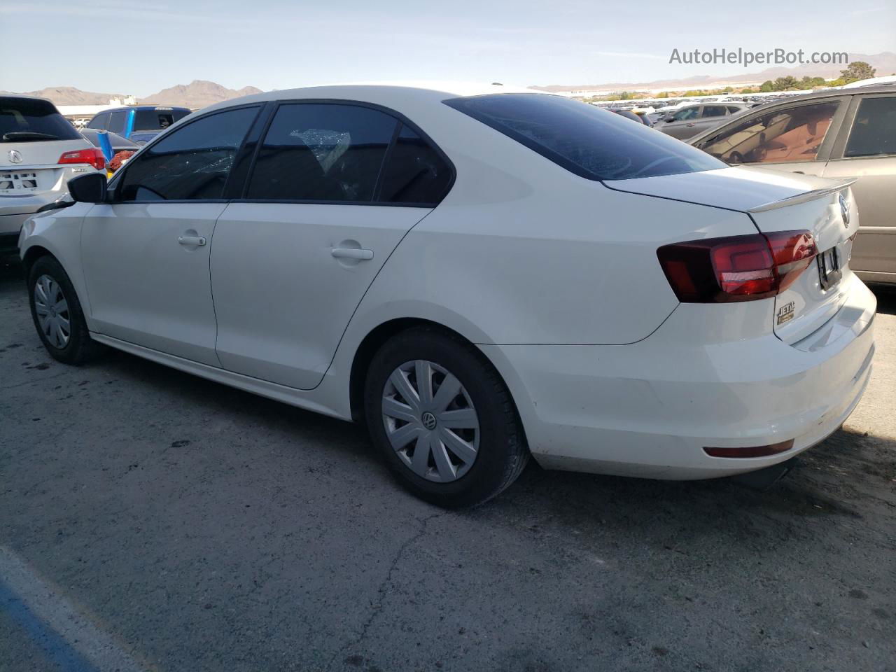 2016 Volkswagen Jetta S White vin: 3VW267AJ5GM407680