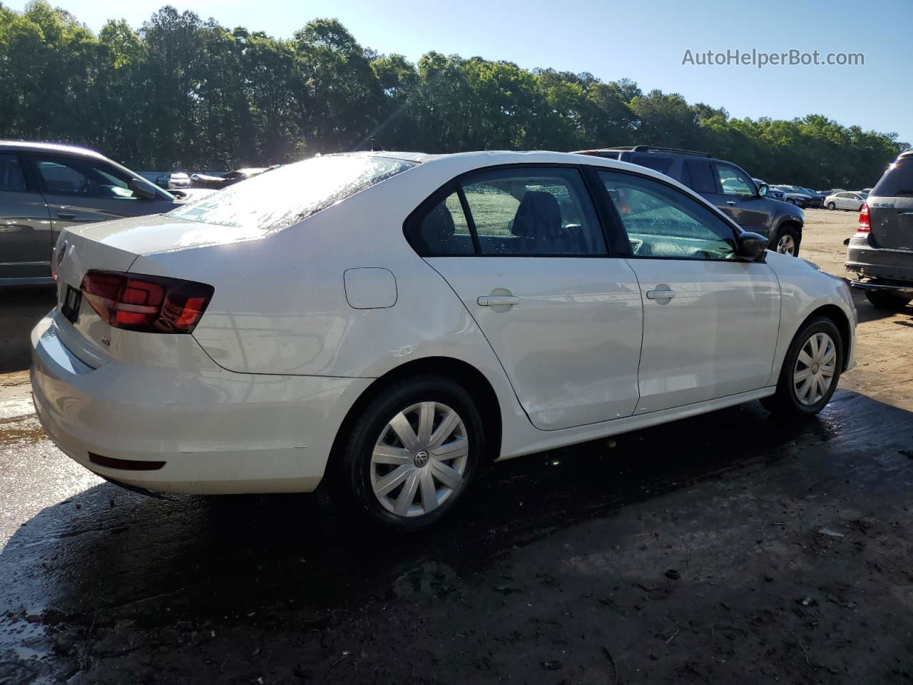 2016 Volkswagen Jetta S White vin: 3VW267AJ6GM212543