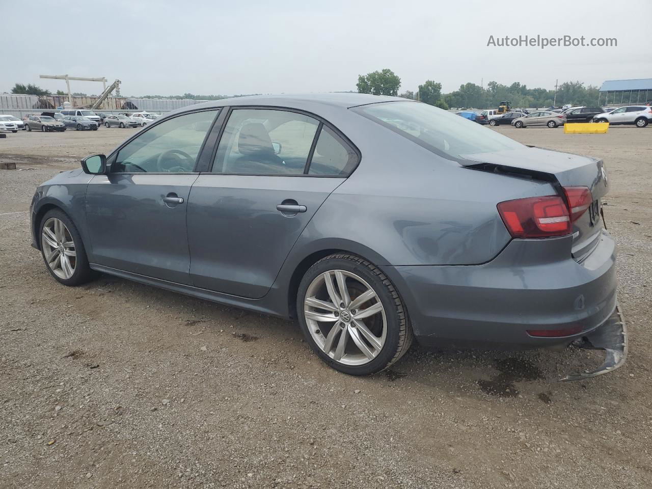 2016 Volkswagen Jetta S Серый vin: 3VW267AJ6GM255506