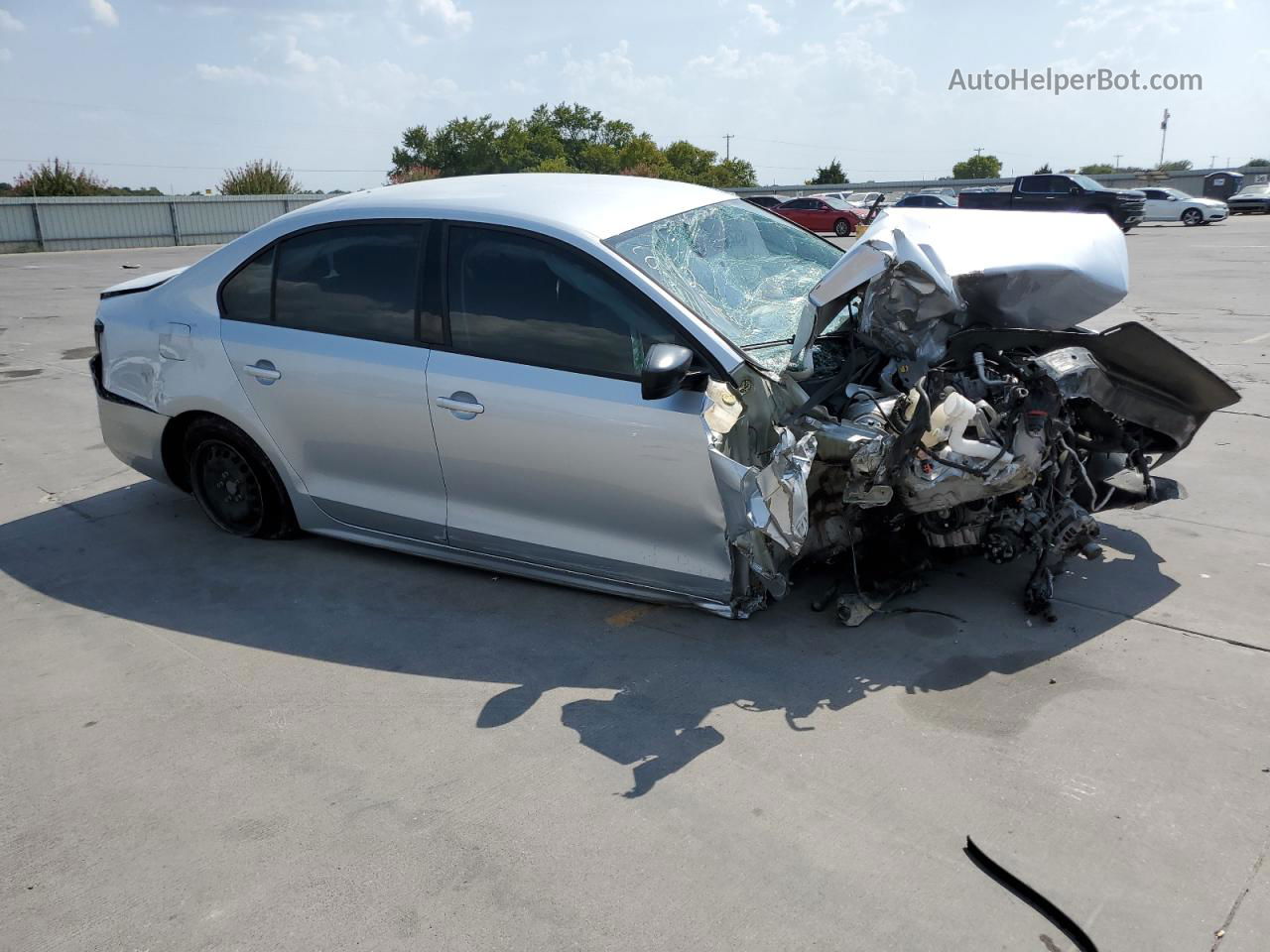 2016 Volkswagen Jetta S Silver vin: 3VW267AJ6GM306485