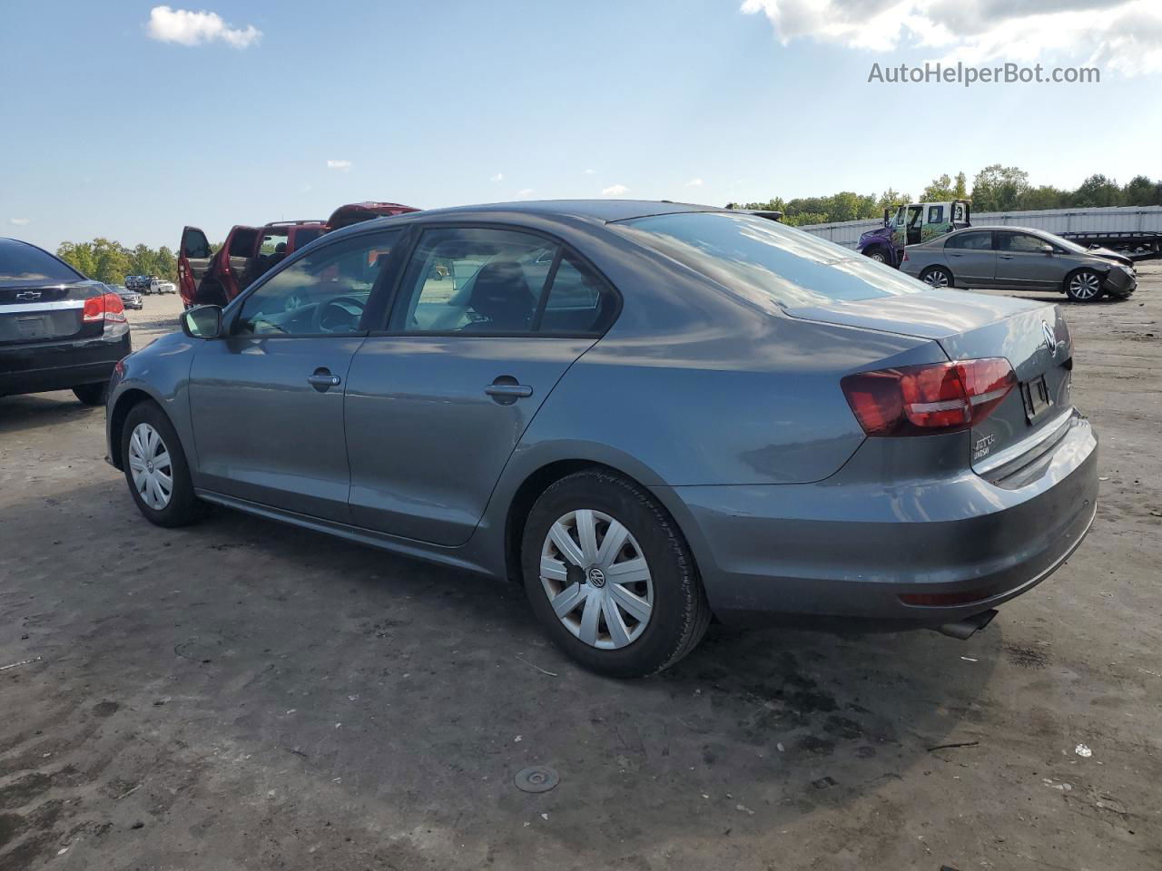 2016 Volkswagen Jetta S Gray vin: 3VW267AJ6GM313047