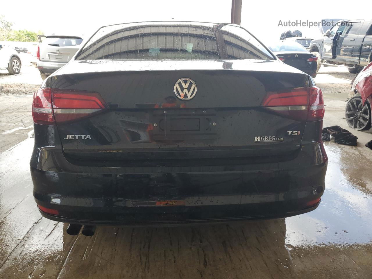 2016 Volkswagen Jetta S Черный vin: 3VW267AJ6GM414119