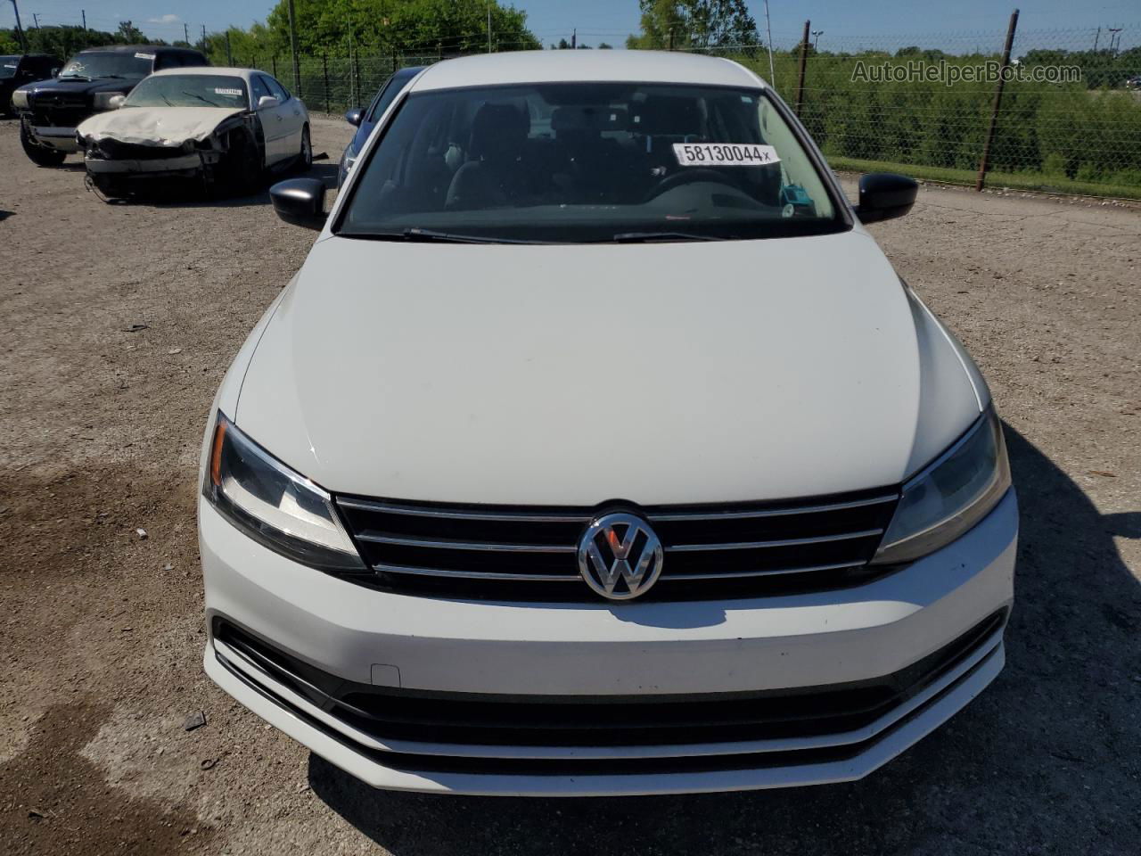 2016 Volkswagen Jetta S White vin: 3VW267AJ7GM204306