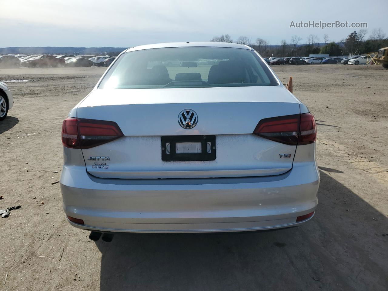 2016 Volkswagen Jetta S Silver vin: 3VW267AJ7GM209795