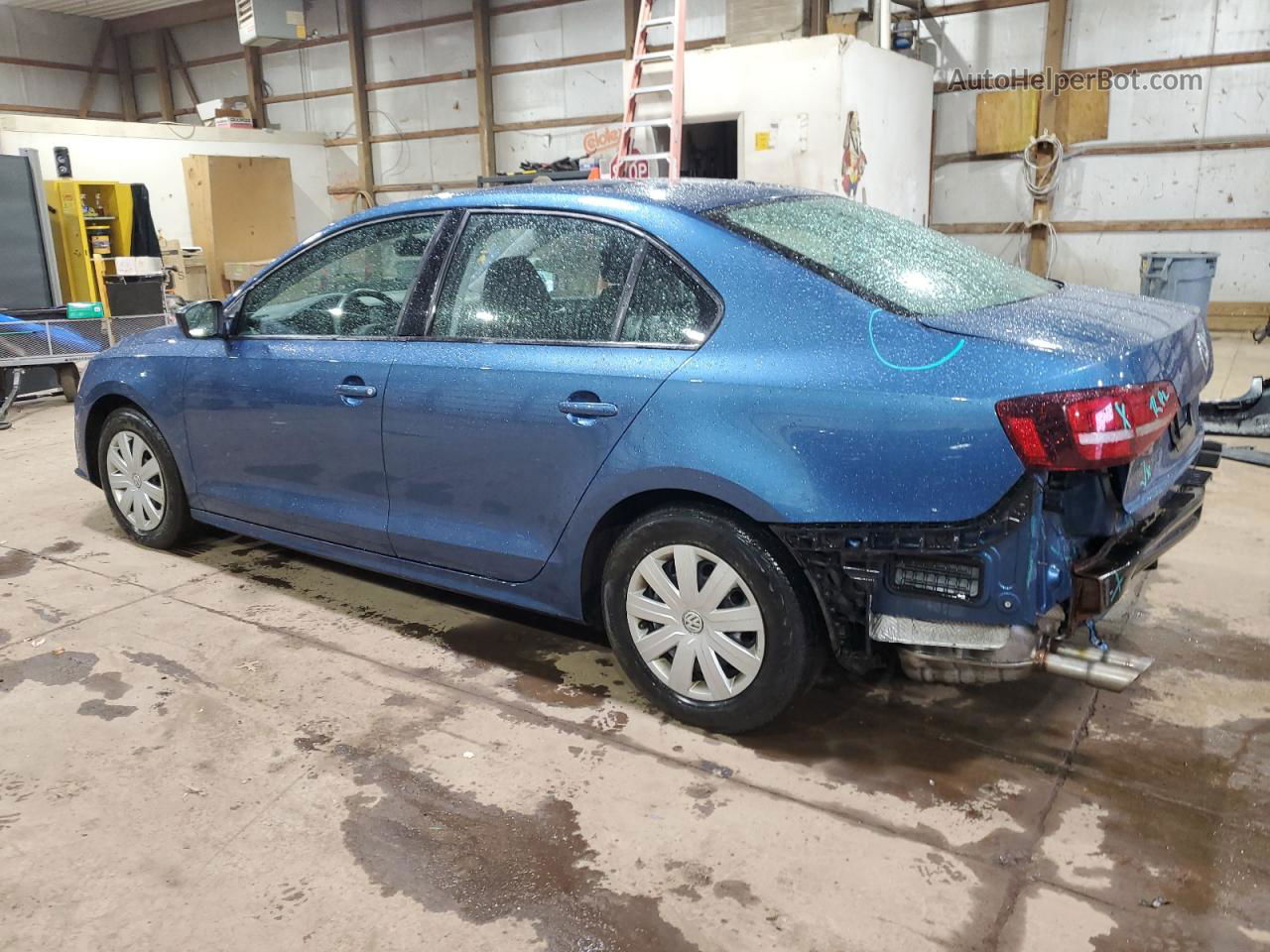 2016 Volkswagen Jetta S Blue vin: 3VW267AJ7GM217542