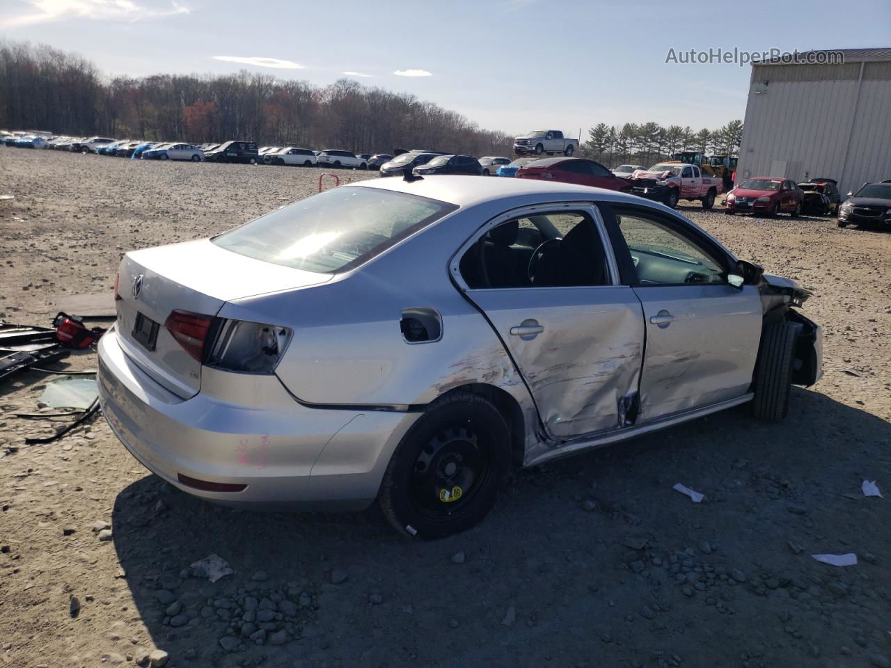 2016 Volkswagen Jetta S Silver vin: 3VW267AJ7GM250007