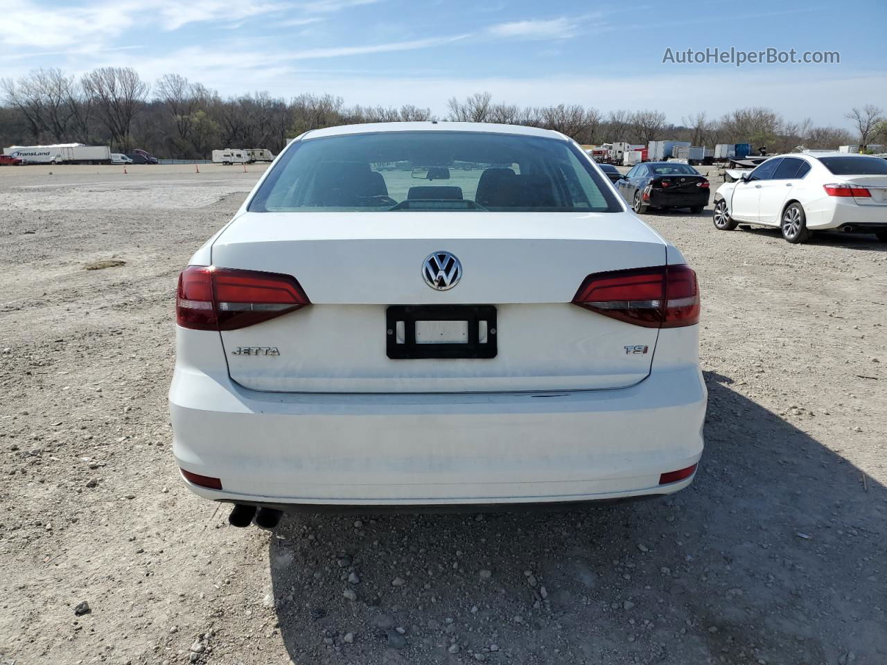 2016 Volkswagen Jetta S Белый vin: 3VW267AJ7GM384628