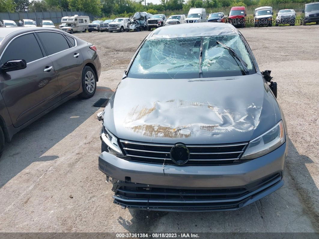 2016 Volkswagen Jetta Sedan 1.4t S Gray vin: 3VW267AJ8GM220580