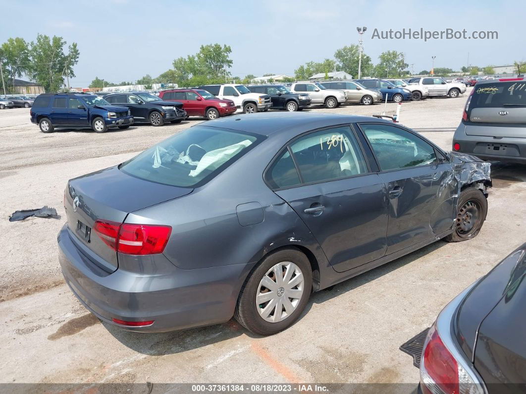 2016 Volkswagen Jetta Sedan 1.4t S Gray vin: 3VW267AJ8GM220580