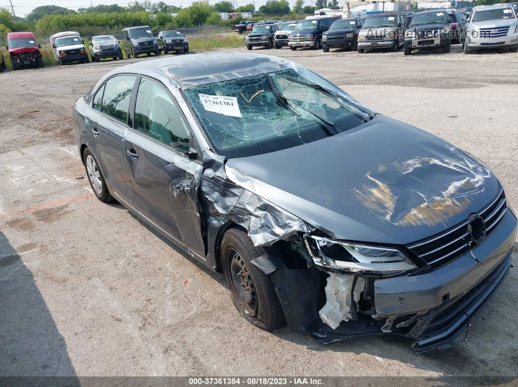 2016 Volkswagen Jetta Sedan 1.4t S Gray vin: 3VW267AJ8GM220580