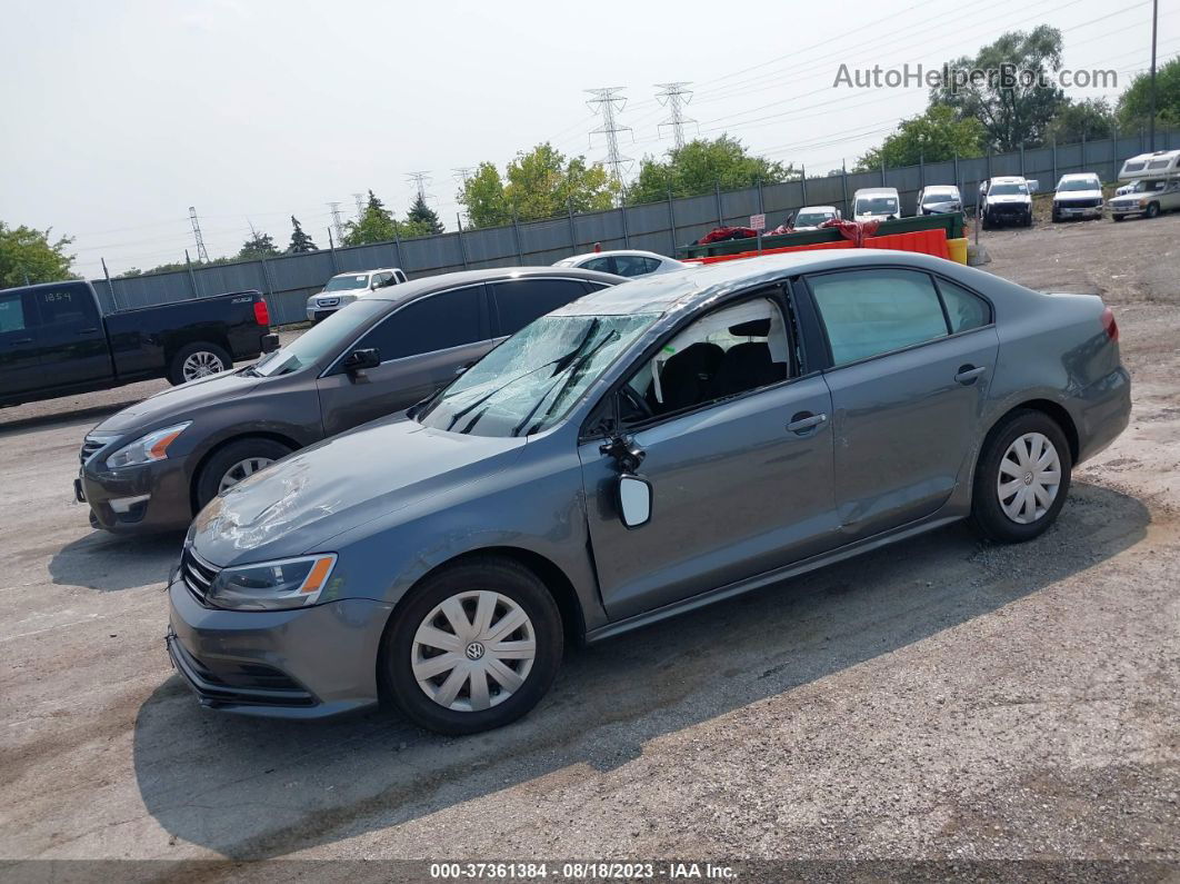 2016 Volkswagen Jetta Sedan 1.4t S Gray vin: 3VW267AJ8GM220580