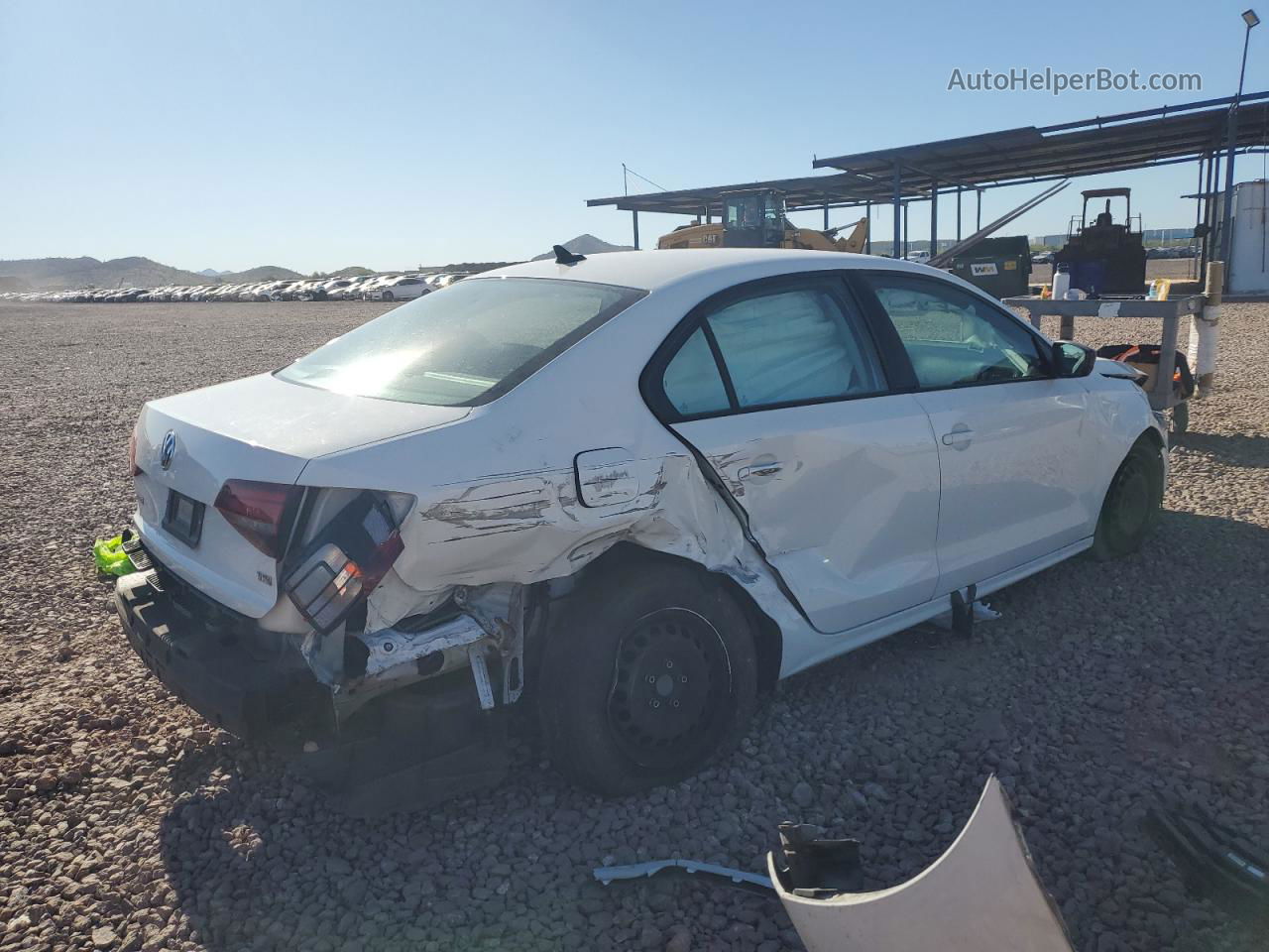 2016 Volkswagen Jetta S White vin: 3VW267AJ8GM274784