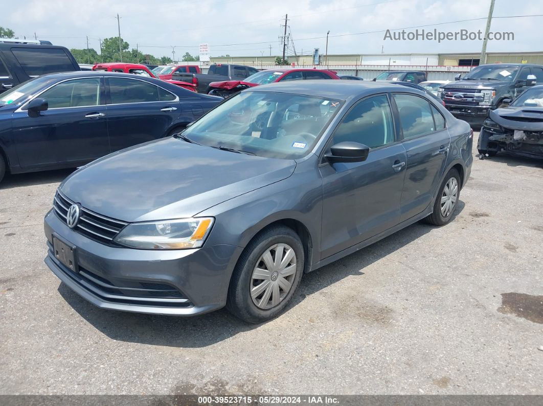 2016 Volkswagen Jetta 1.4t S Gray vin: 3VW267AJ8GM306844