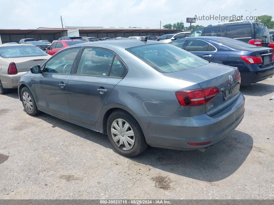 2016 Volkswagen Jetta 1.4t S Gray vin: 3VW267AJ8GM306844