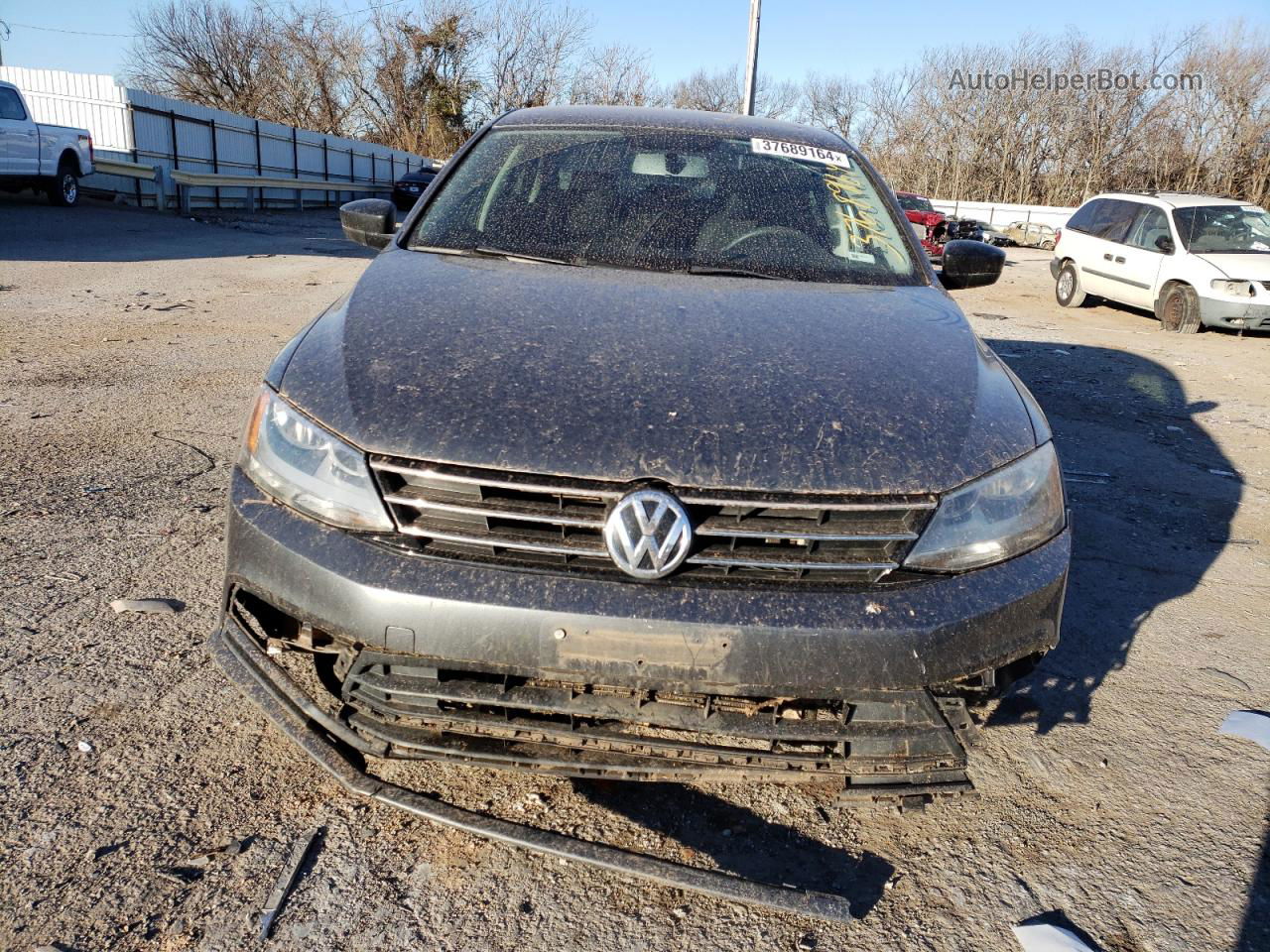 2016 Volkswagen Jetta S Gray vin: 3VW267AJ8GM313437